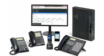 Various Types of Telephones With Monitor